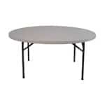 5' round rental banquet tables